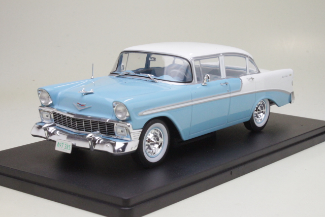 Chevrolet Bel Air 4d Hard Top 1956, light blue/white