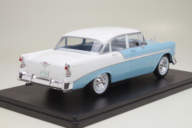 Chevrolet Bel Air 4d Hard Top 1956, light blue/white