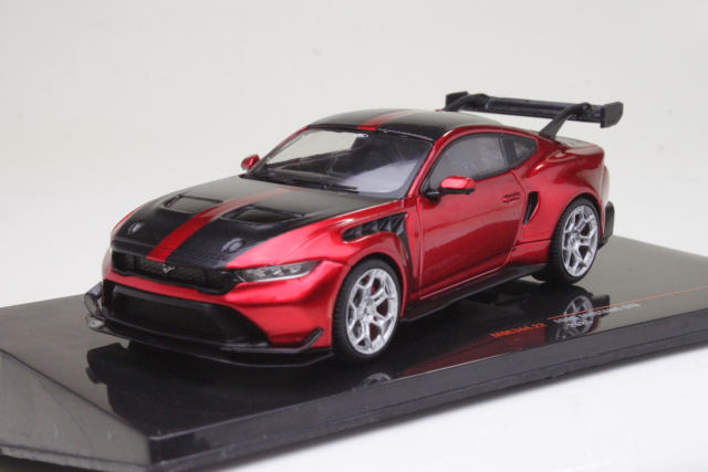 Ford Mustang GTD 2025, tummanpunainen