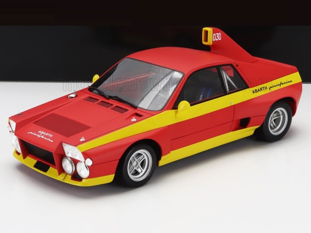 Abarth SE030 Pininfarina Road Test 1974, punainen/keltainen