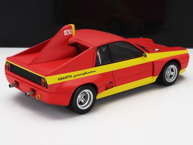 Abarth SE030 Pininfarina Road Test 1974, red/yellow
