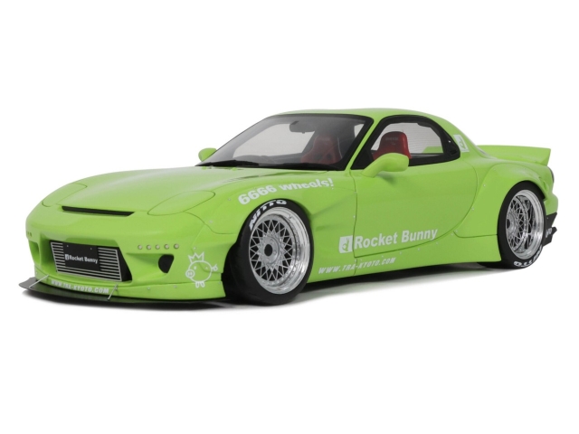 Mazda RX7 (FD3S) Rocket Bunny Aero (V1) 2015, green