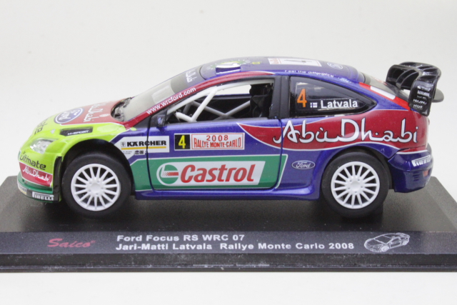 Ford Focus RS WRC, Monte Carlo 2008, J-M.Latvala, no.4 "SIGNED"