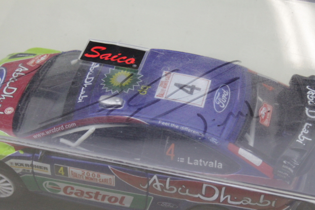 Ford Focus RS WRC, Monte Carlo 2008, J-M.Latvala, no.4 "SIGNED"