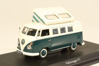 VW T1 Campingbus, vihreä/valkoinen