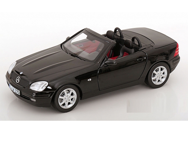 Mercedes SLK200 Cabriolet (R170) 1996, black