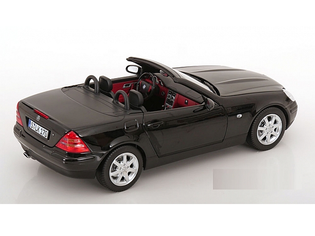 Mercedes SLK200 Cabriolet (R170) 1996, black
