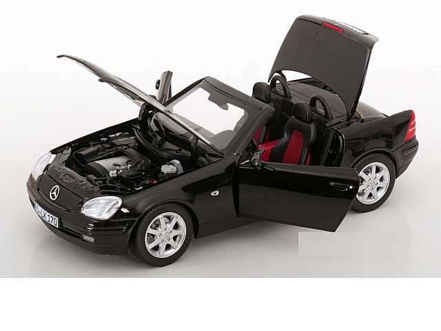 Mercedes SLK200 Cabriolet (R170) 1996, black