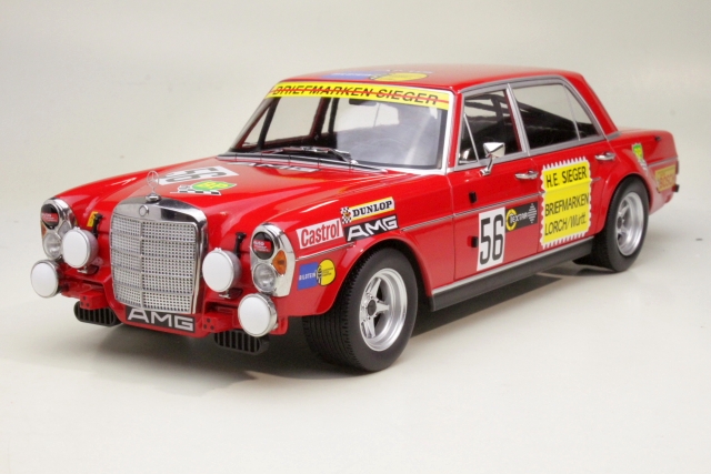 Mercedes 300SEL 6.8 AMG, 200 mi Nuremberg 1972, H.Heyer, no.56