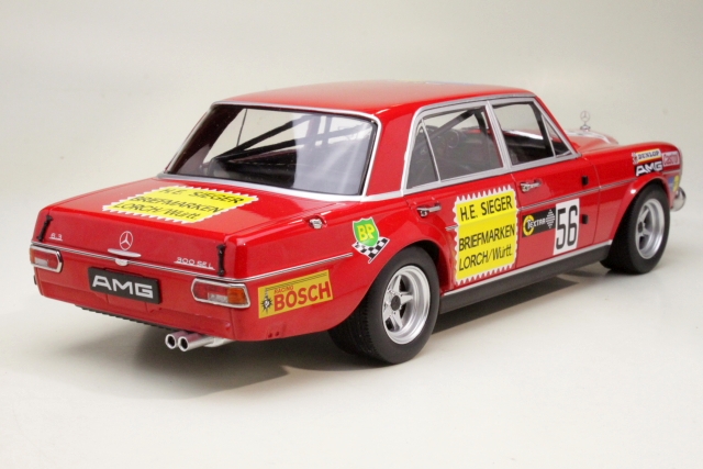 Mercedes 300SEL 6.8 AMG, 200 mi Nuremberg 1972, H.Heyer, no.56