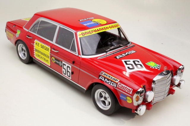 Mercedes 300SEL 6.8 AMG, 200 mi Nuremberg 1972, H.Heyer, no.56