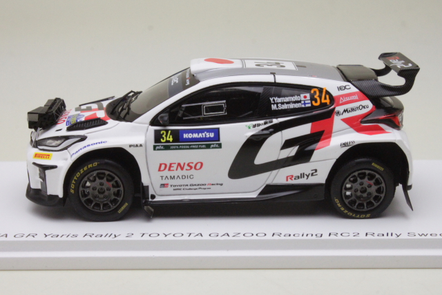 Toyota GR Yaris Rally2, Sweden 2024, Y.Yamamoto/M.Salminen FIN