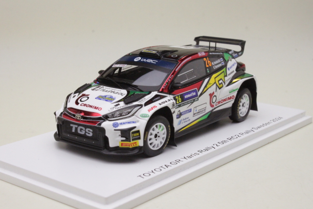 Toyota GR Yaris Rally2, Sweden 2024, M.Heikkila/K.Temonen, no.26