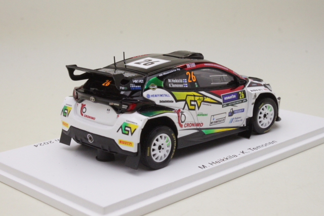 Toyota GR Yaris Rally2, Sweden 2024, M.Heikkila/K.Temonen, no.26