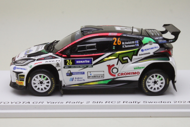 Toyota GR Yaris Rally2, Sweden 2024, M.Heikkila/K.Temonen, no.26