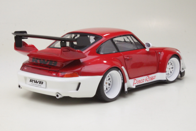 Porsche 911 (993) RWB Porco Rosso 2020, red/white