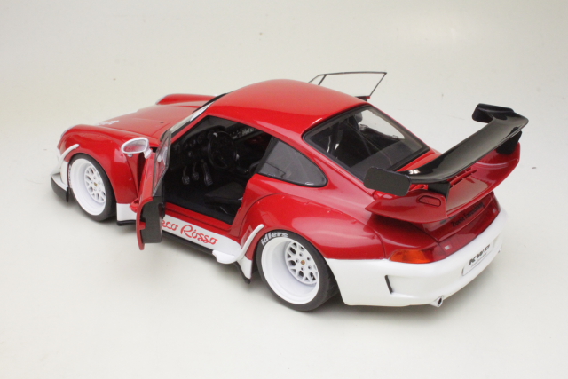 Porsche 911 (993) RWB Porco Rosso 2020, red/white