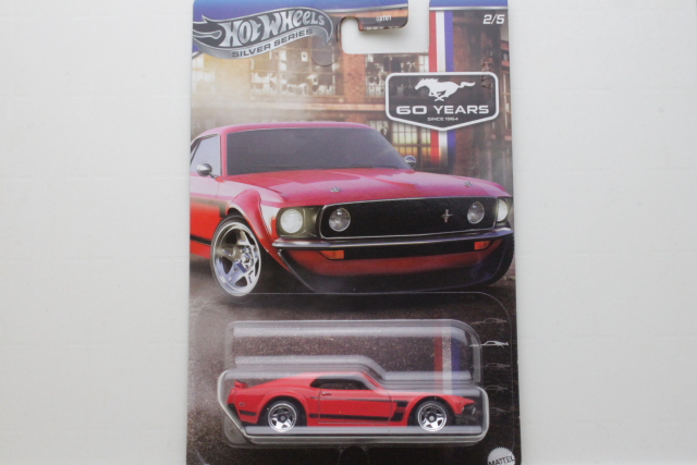 Ford Mustang Boss 302 1969, punainen