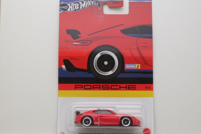Porsche 718 Cayman GT4, red
