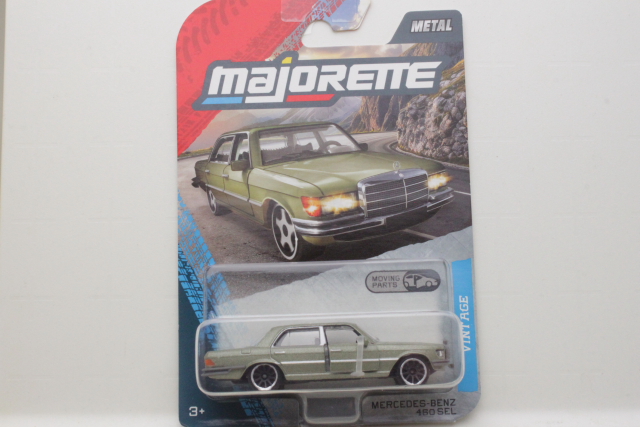 Mercedes 450 SEL, green
