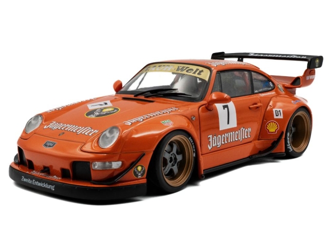 Porsche 911 (993) RWB Bodykit Racing 2020 #7 "Jagermeister"