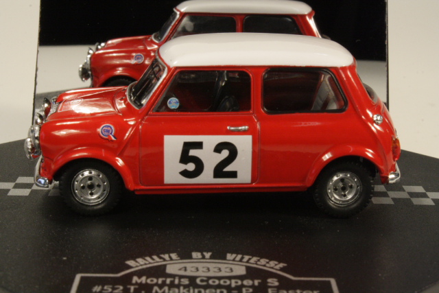 Mini Cooper S1275, 1st. Monte Carlo 1965, T.Mäkinen, no.52
