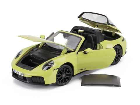 Porsche 911 (992-2) Targa 4 GTS T-Hybrid 2024, yellow