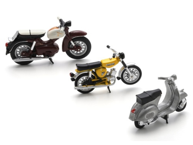 Motorcycle Set (Kreidler Florett Super / Vespa GS / Simson S52)