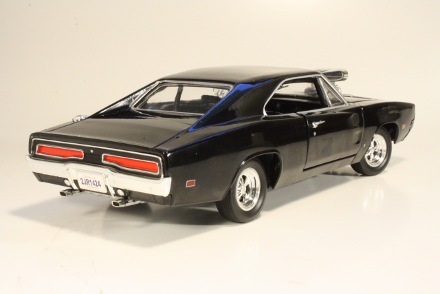 Dodge Charger 1970, musta "Fast&Furious" + DVD