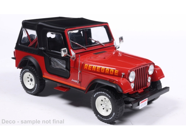 Jeep CJ-7 Renegade 1980, red