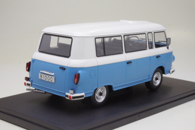Barkas B1000 Bus 1970, blue/white