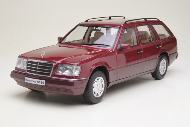 Mercedes E300T (s124) 1995, red