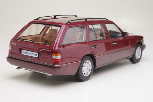 Mercedes E300T (s124) 1995, punainen