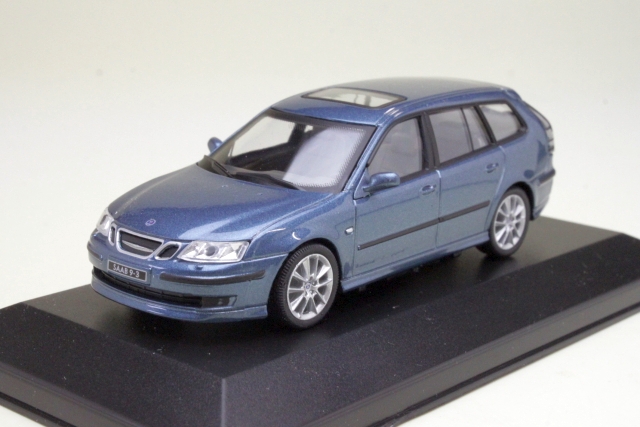 Saab 9-3 Sport Combi 2003, sininen