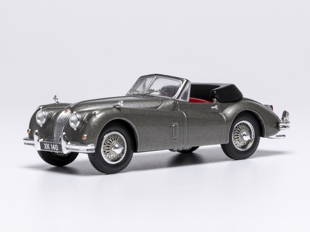 Jaguar XK140 Cabriolet 1956, harmaa
