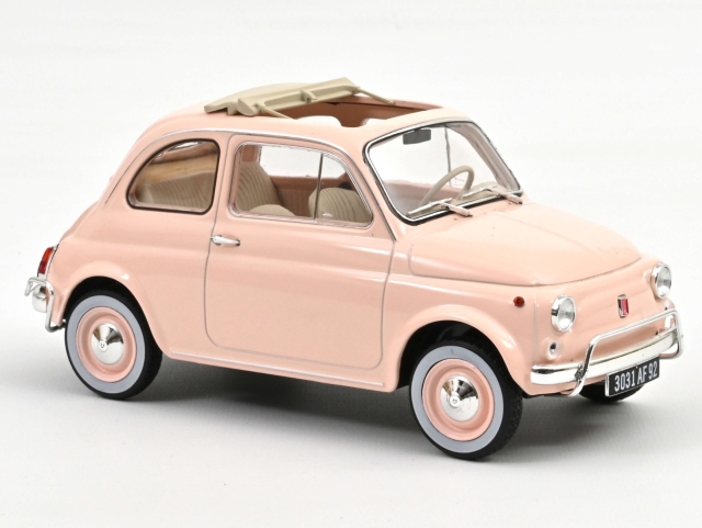 Fiat 500 L 1968, pinkki "New Baby Gift"