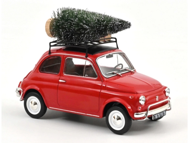 Fiat 500 L 1968, punainen "Christmas"