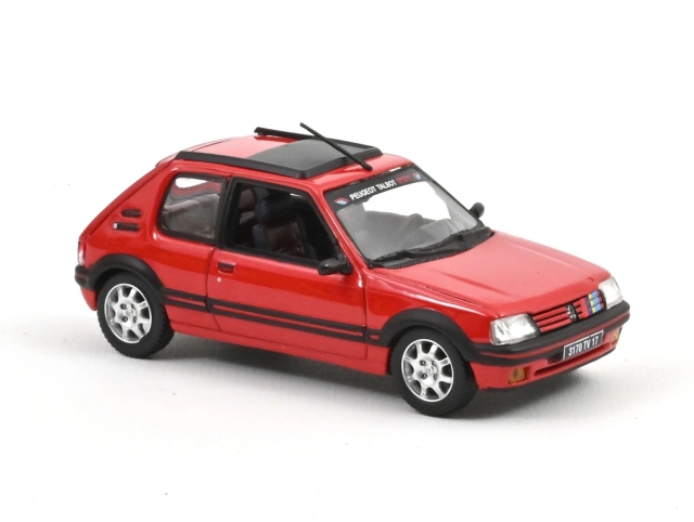 Peugeot 205 GTI 1.9 1991, red