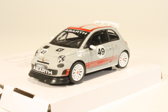 Fiat 500 Abarth Assetto Corsa 2009, harmaa