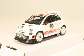 Fiat 500 Abarth Assetto Corsa 2009, valkoinen