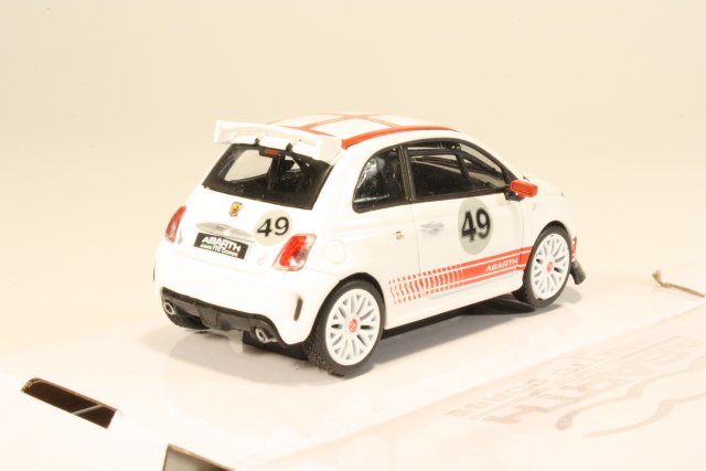 Fiat 500 Abarth Assetto Corsa 2009, white