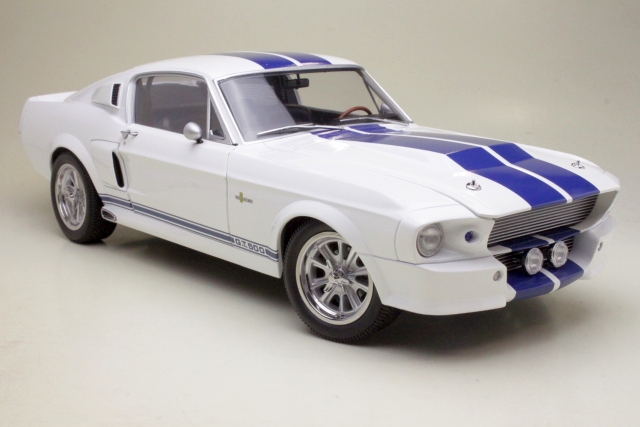 Ford Mustang Shelby GT500 1967, valkoinen/sininen