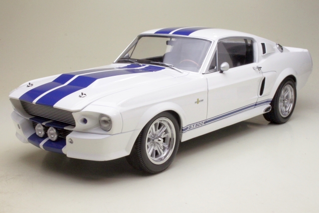 Ford Mustang Shelby GT500 1967, valkoinen/sininen