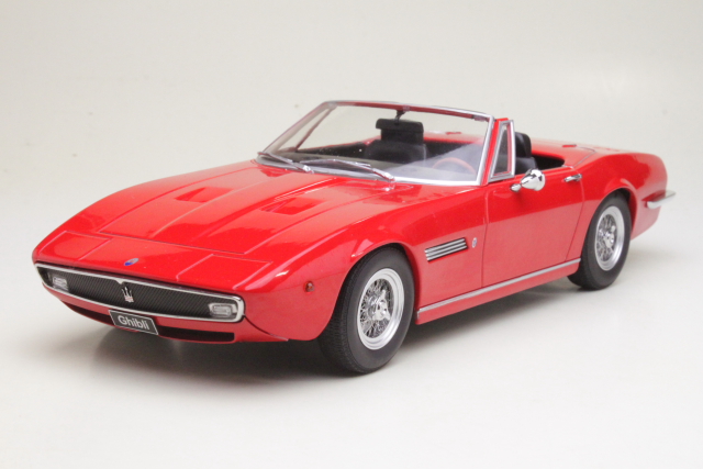 Maserati Ghibli Spyder 1970, punainen