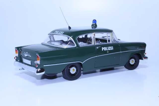 Opel Rekord P1 1958 Polizei, tummanvihreä