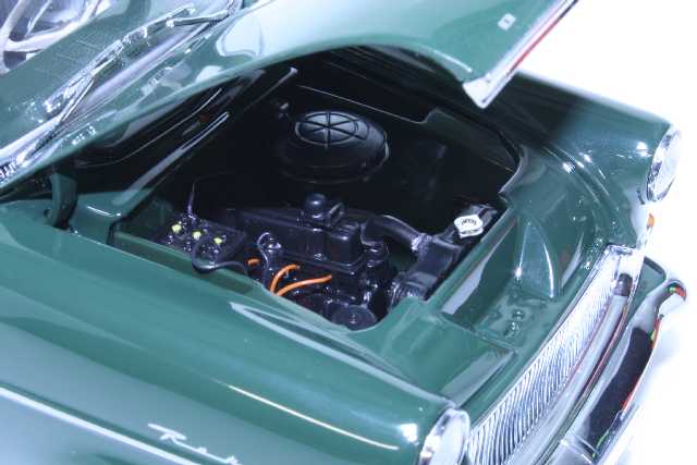 Opel Rekord P1 1958 Polizei, tummanvihreä