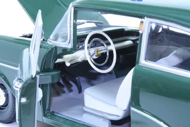 Opel Rekord P1 1958 Polizei, tummanvihreä
