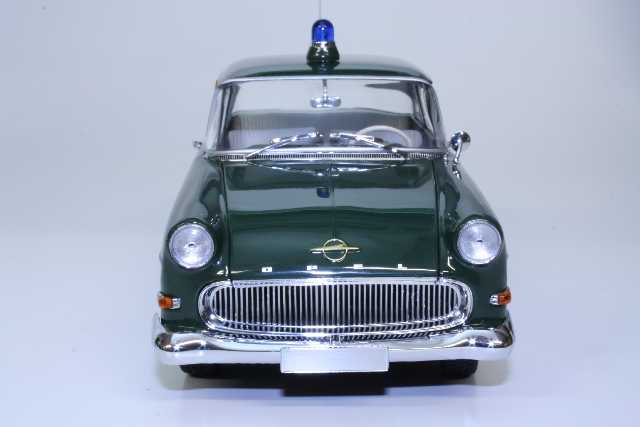 Opel Rekord P1 1958 Polizei, tummanvihreä