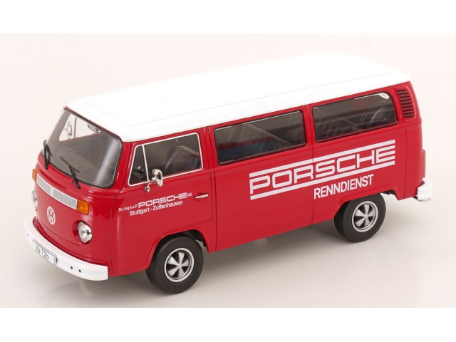 VW T2b Bus 1972 Fuchs vanteilla "Porsche Renndienst"