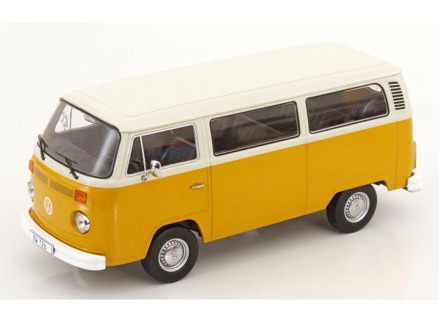 VW T2b Bus 1972, keltainen/valkoinen